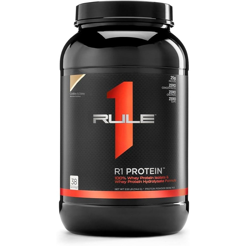 Rule 1 Whey Isolate and Hydrolysate Protein Powder (1LB/2LBS)