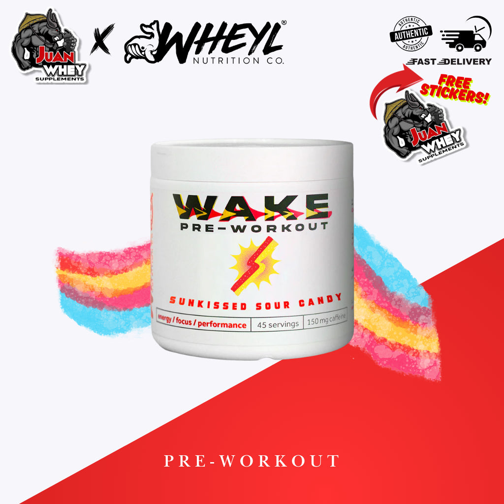 Wheyl Co Wake Pre-Workout 45 servings - caffeine beta-alanine boost focus and energy Wheyl Nutrition