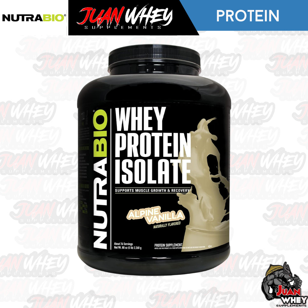 Nutrabio Whey Protein Isolate 2LBS | 5LBS Sealed