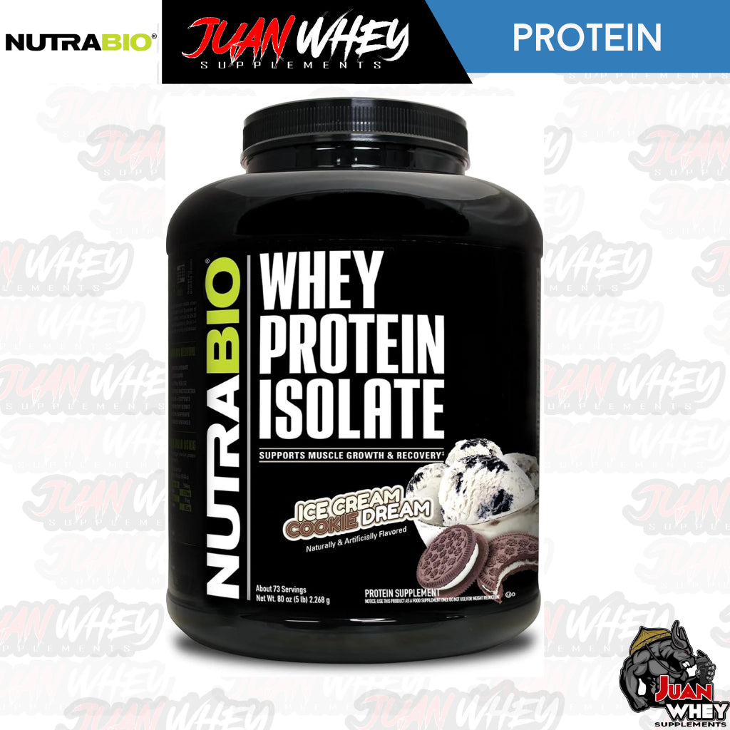 Nutrabio Whey Protein Isolate 2LBS | 5LBS Sealed