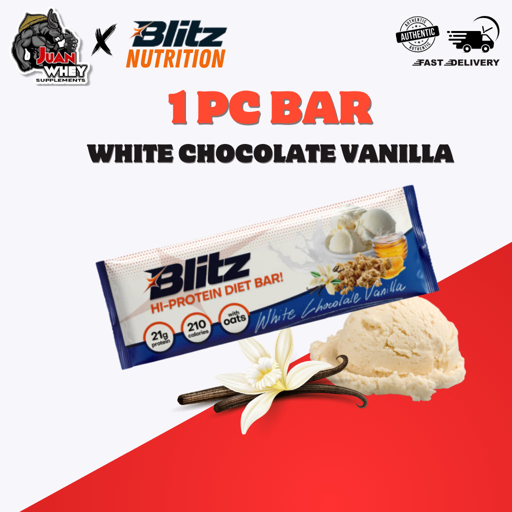 Blitz Nutrition Protein Bar 1 PC Chocolate or Vanilla