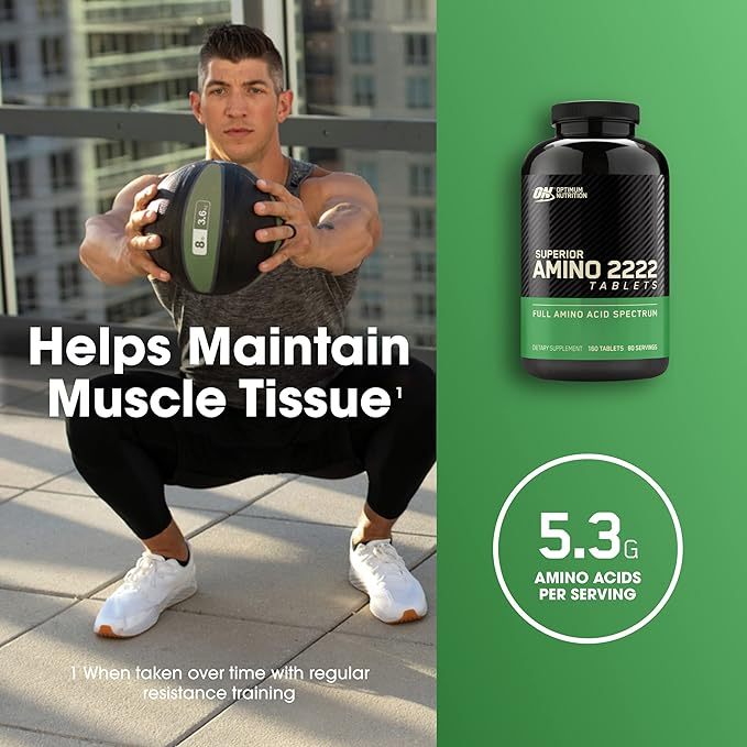 Optimum Nutrition Superior Amino 2222 Amino Acids - 20 | 50 | 100