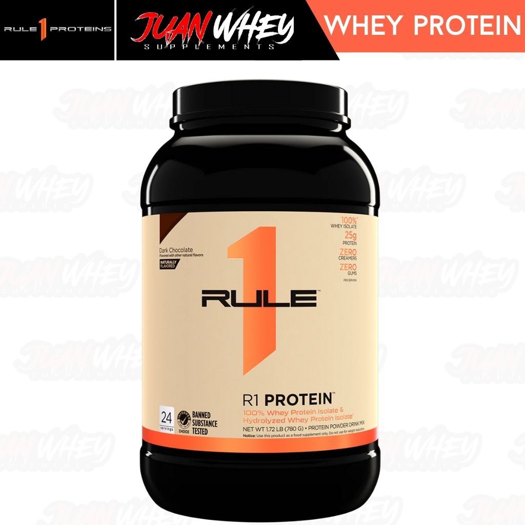 Rule 1 R1 Whey ISOLATE Protein 2LBS - Fast-Acting Pure Hydrolysate Powder Muscle Growth Supplement