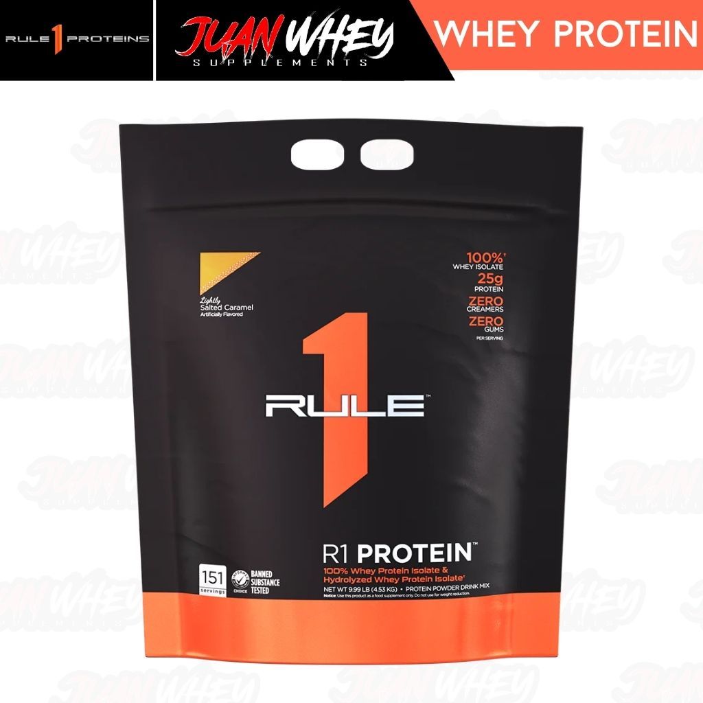 Rule 1 R1 Whey ISOLATE Protein 10LBS - Fast-Acting Pure Hydrolysate Powder Muscle Growth