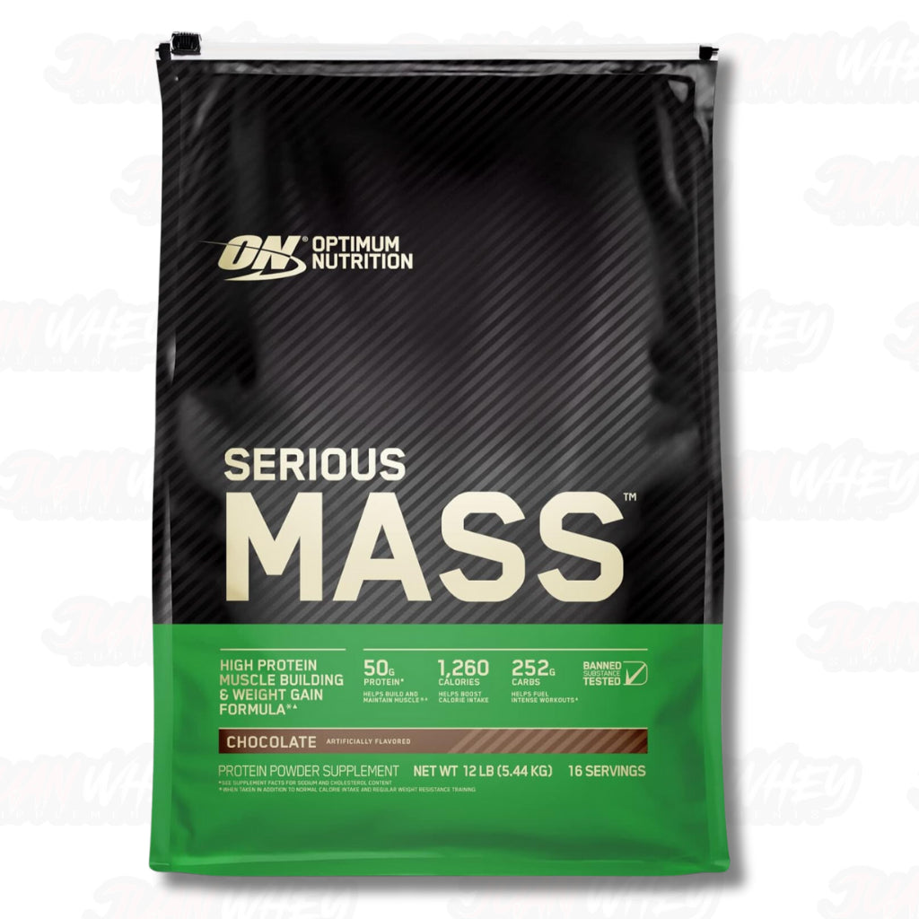 OPTIMUM NUTRITION SERIOUS MASS 12LBS plus FREEBIES