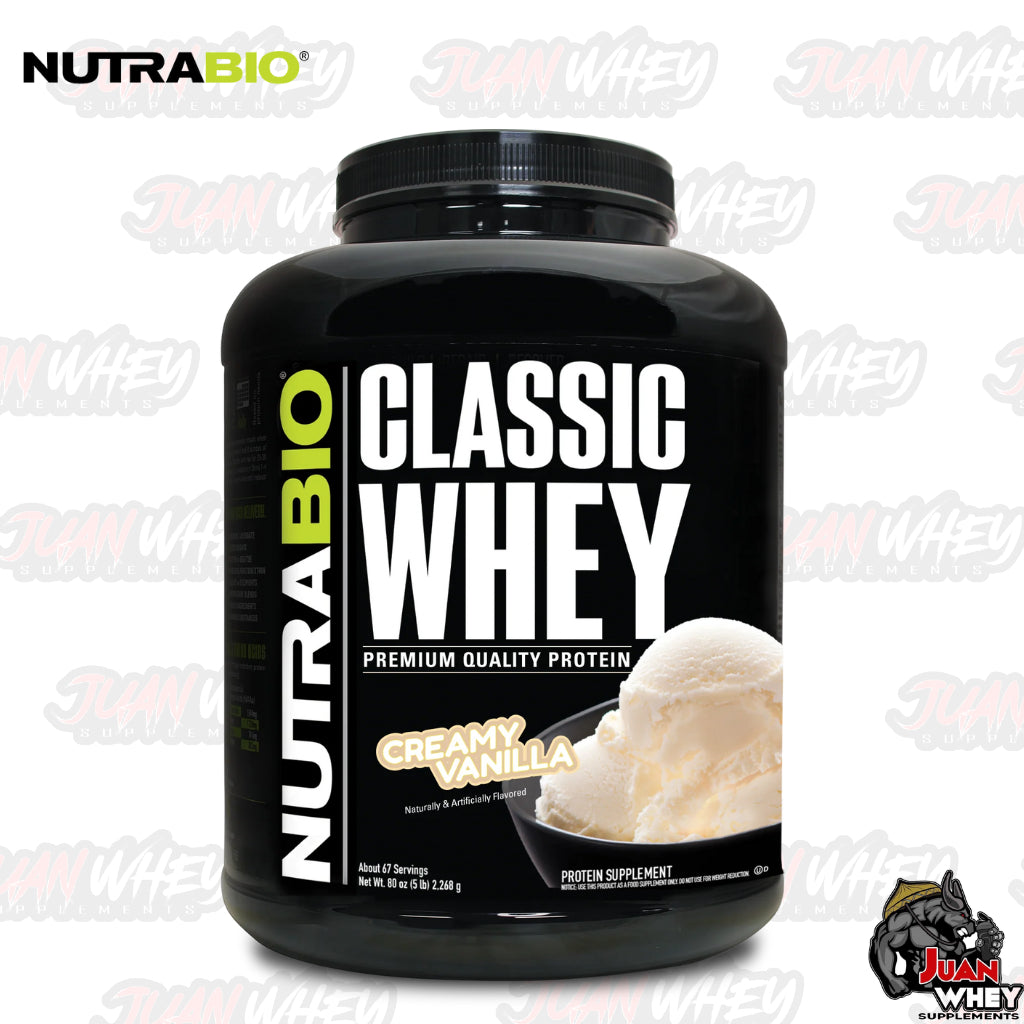 NUTRABIO CLASSIC WHEY 5LBS + FREEBIES!