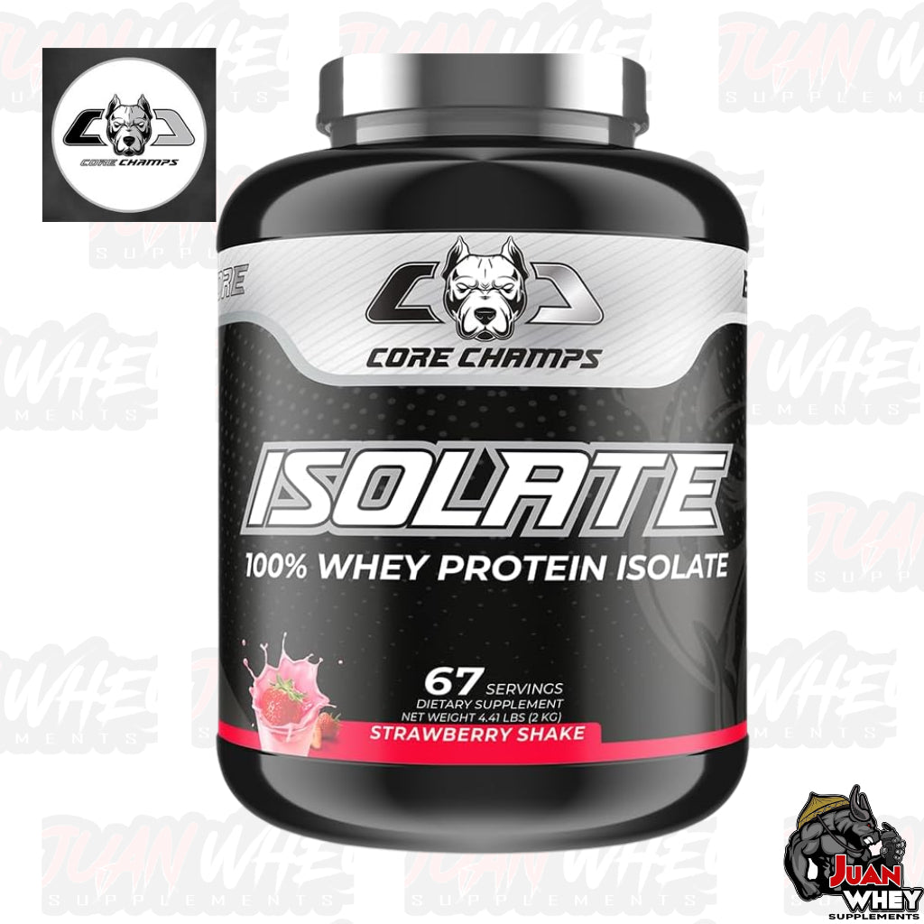 Core Champs ISOLATE 100% Whey Protein Powder 4.41LBS 67 Servings