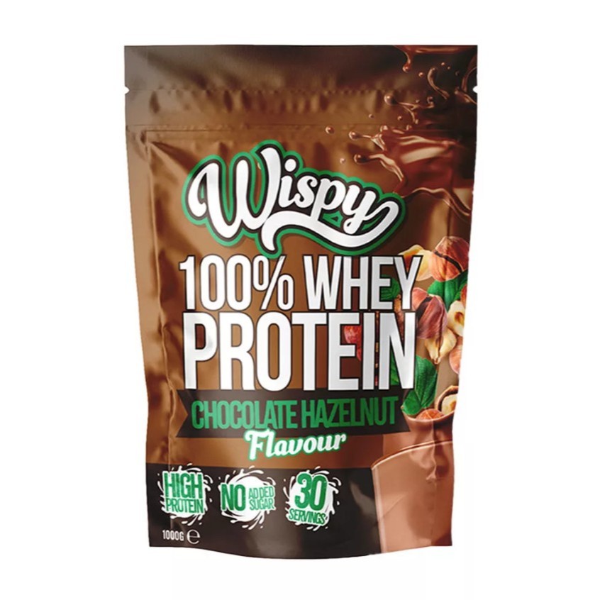 Wispy 100% Whey Protein 1000g 30 Servings with or withour Shaker