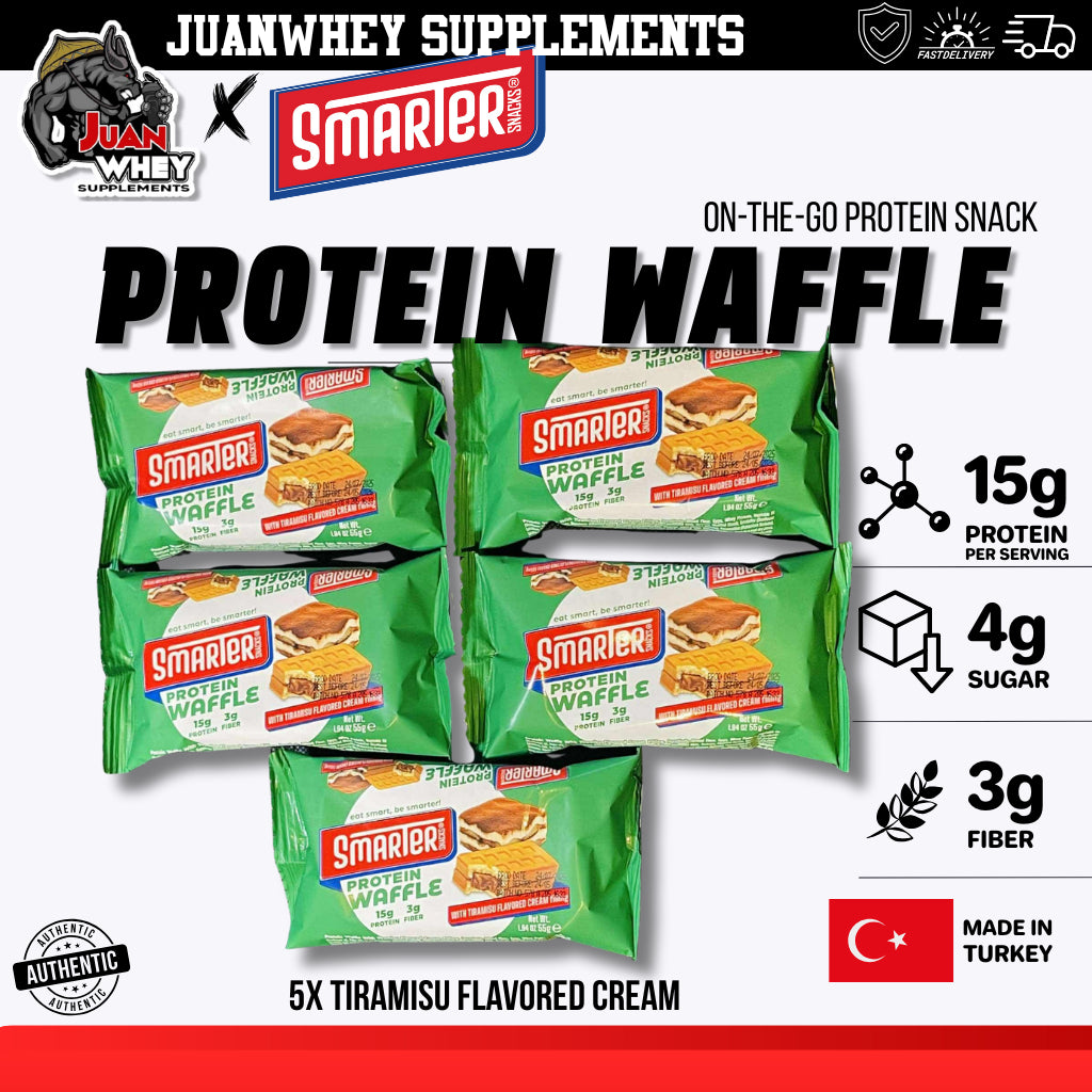 [Bundle] Smarter Protein Waffle 55g 4 Flavors - 2pcs and 5pcs Bundle