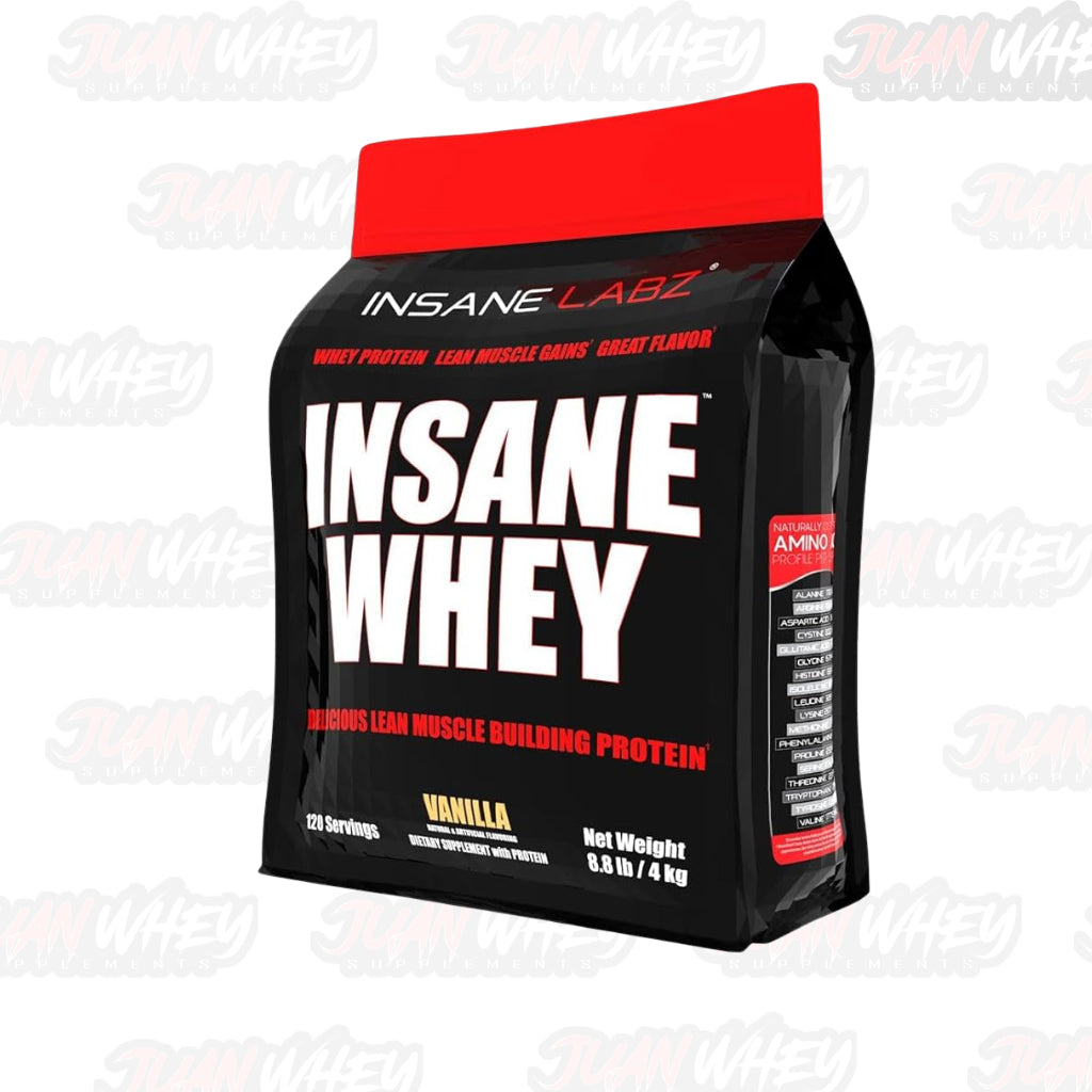 Insane labz 100% Whey 4LBS with or without Shaker and Tank Top