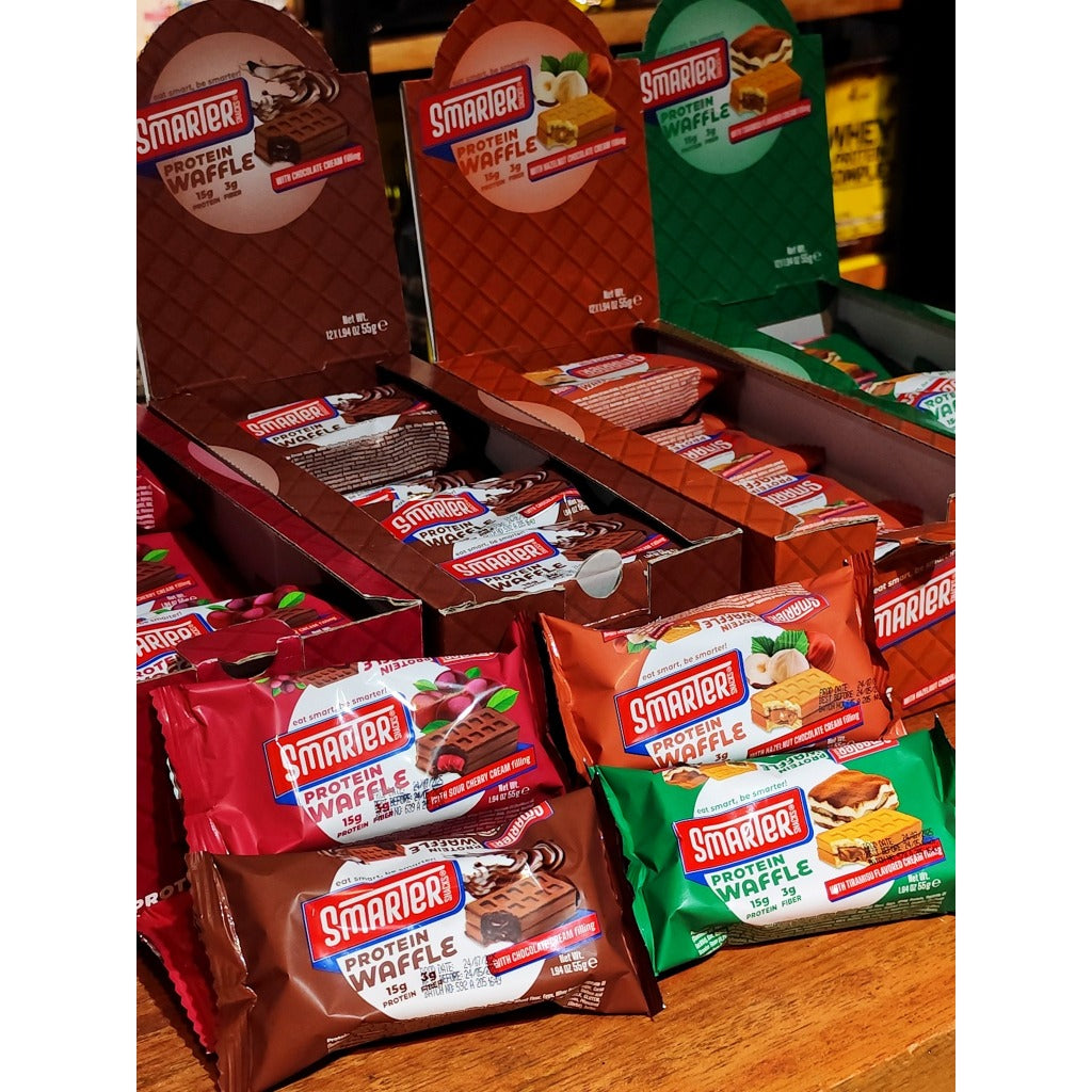Smarter Protein Waffle 55g 4 Flavors