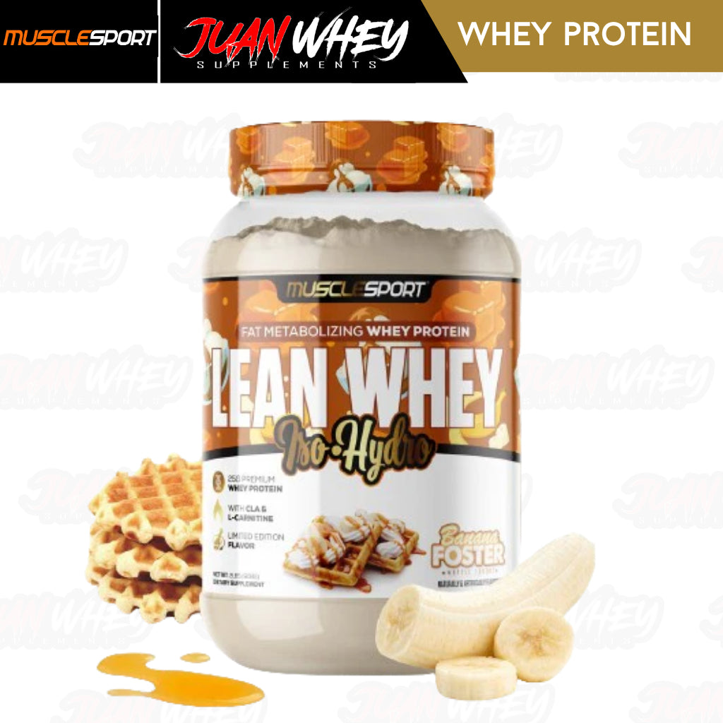 Musclesport Lean Whey Isolate | Iso hydro - Fat Metabolizing Whey Protein 2LBS