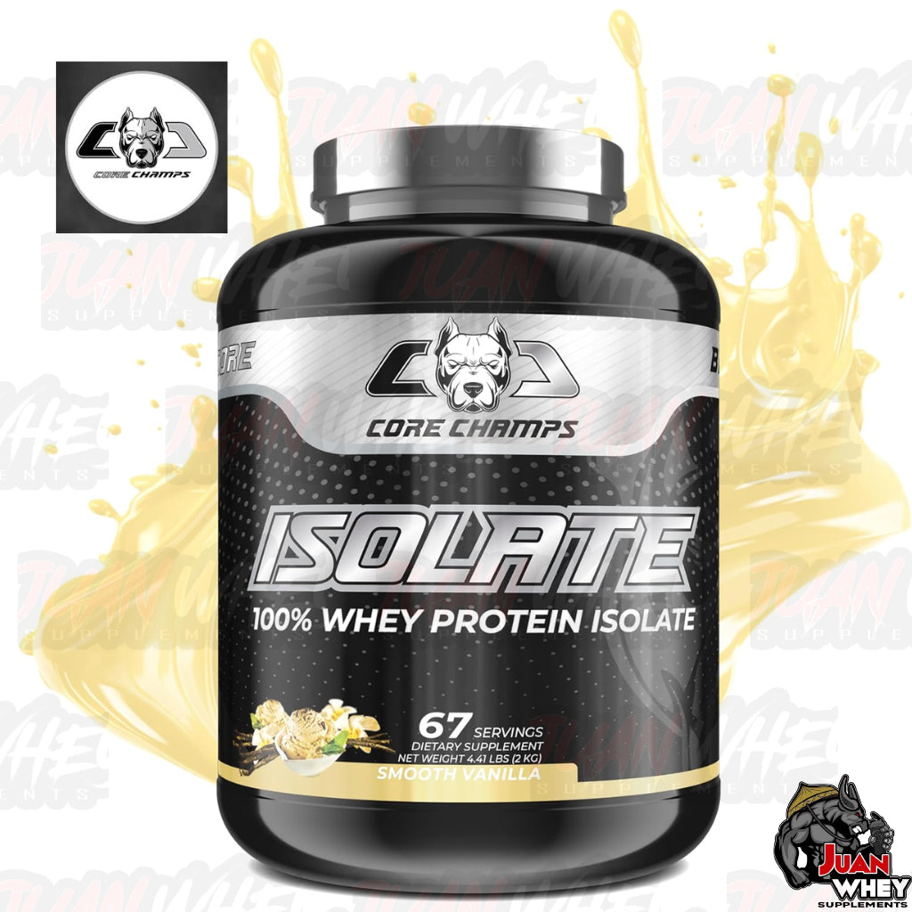 Core Champs ISOLATE 100% Whey Protein Powder 4.41LBS 67 Servings