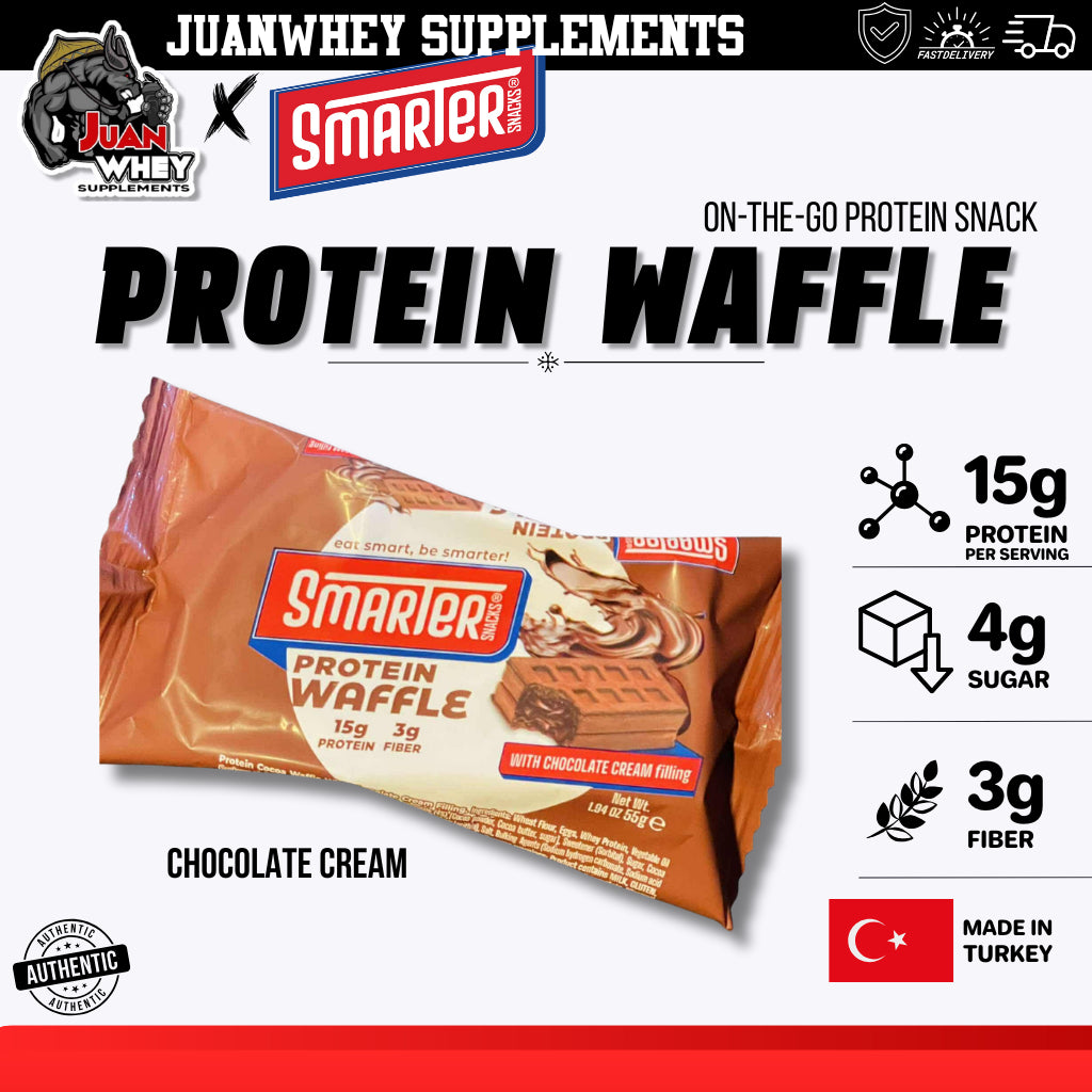 [Bundle] Smarter Protein Waffle 55g 4 Flavors - 2pcs and 5pcs Bundle