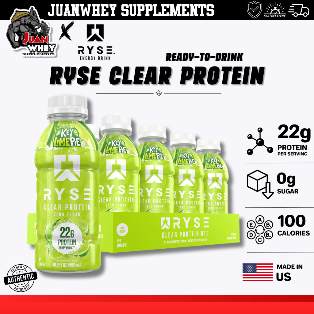 Ryse Clear Protein Whey Isolate Ready to Drink!