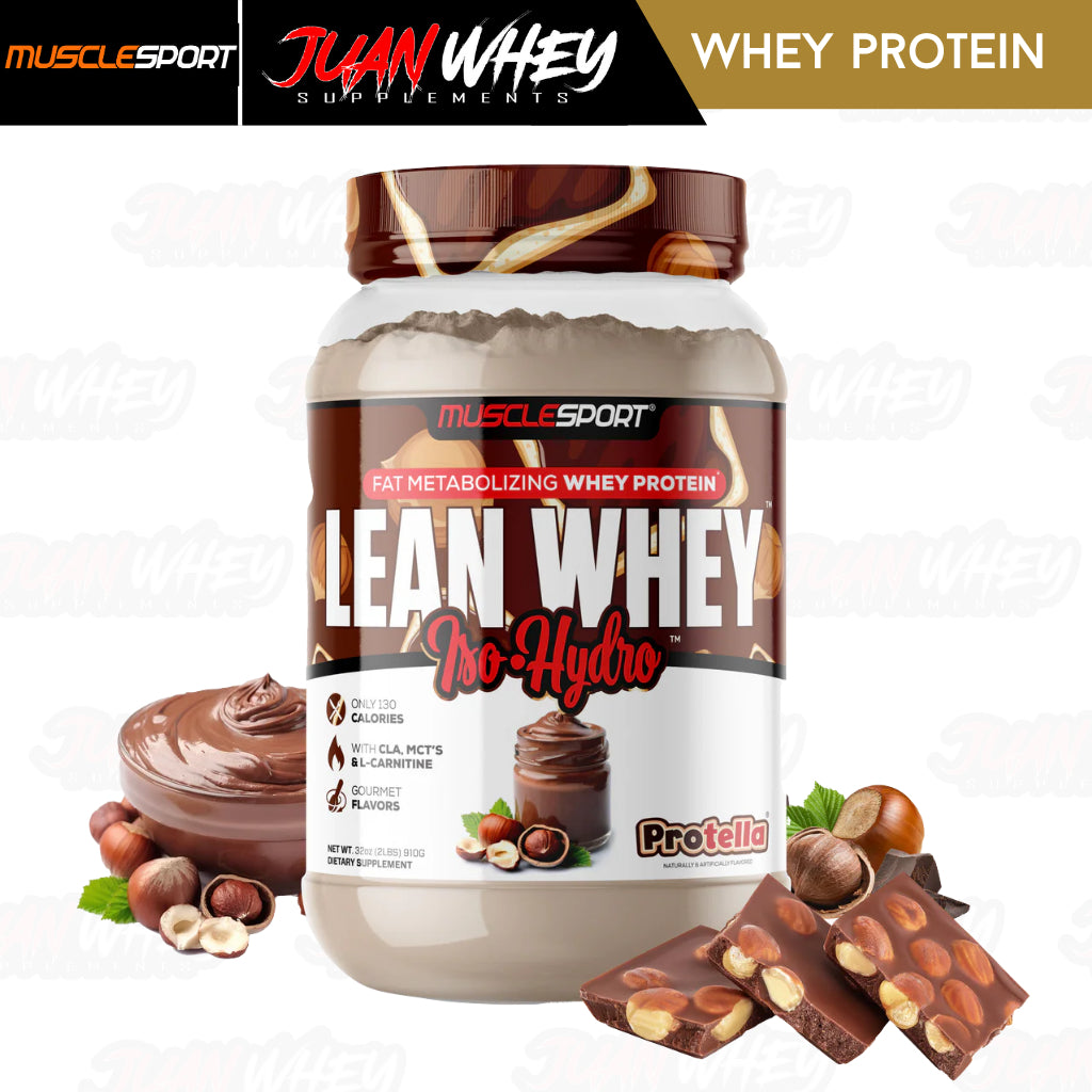 Musclesport Lean Whey Isolate | Iso hydro - Fat Metabolizing Whey Protein 2LBS