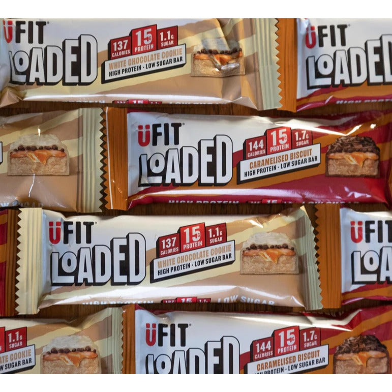 UFIT Loaded High Protein Bar 16x45g - 1 Box 16pcs