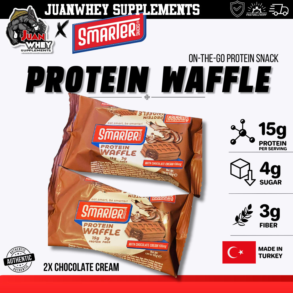 [Bundle] Smarter Protein Waffle 55g 4 Flavors - 2pcs and 5pcs Bundle