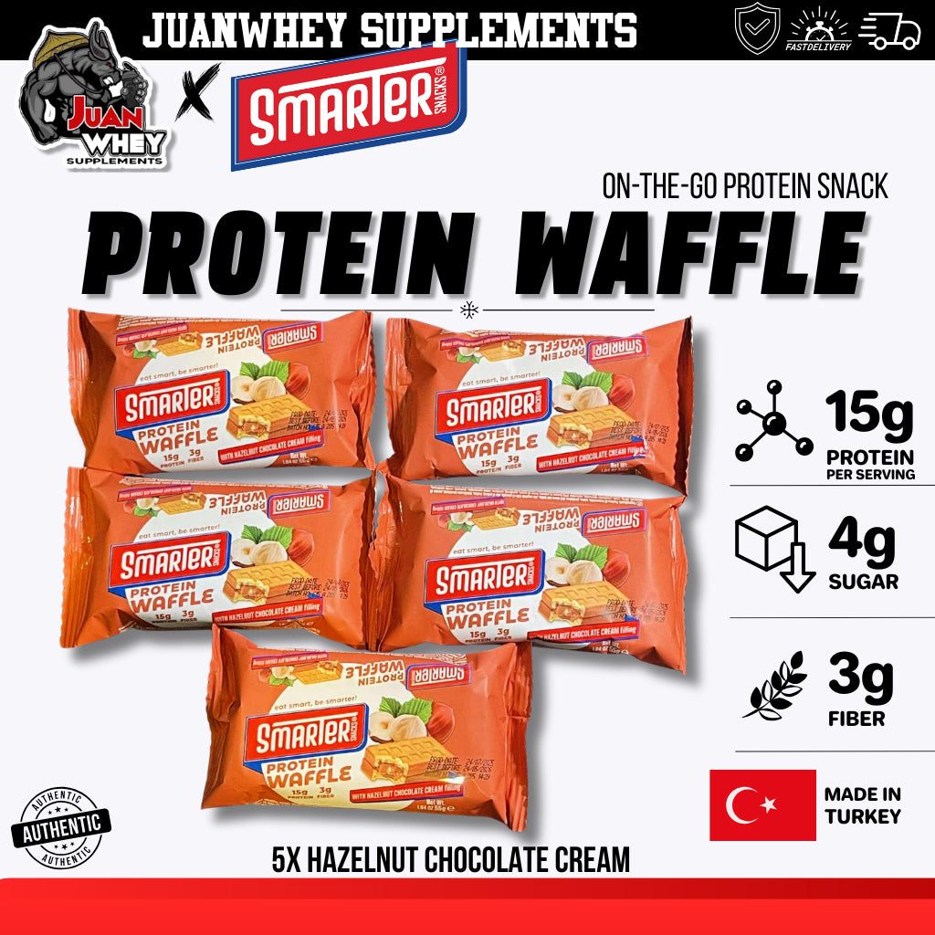 [Bundle] Smarter Protein Waffle 55g 4 Flavors - 2pcs and 5pcs Bundle