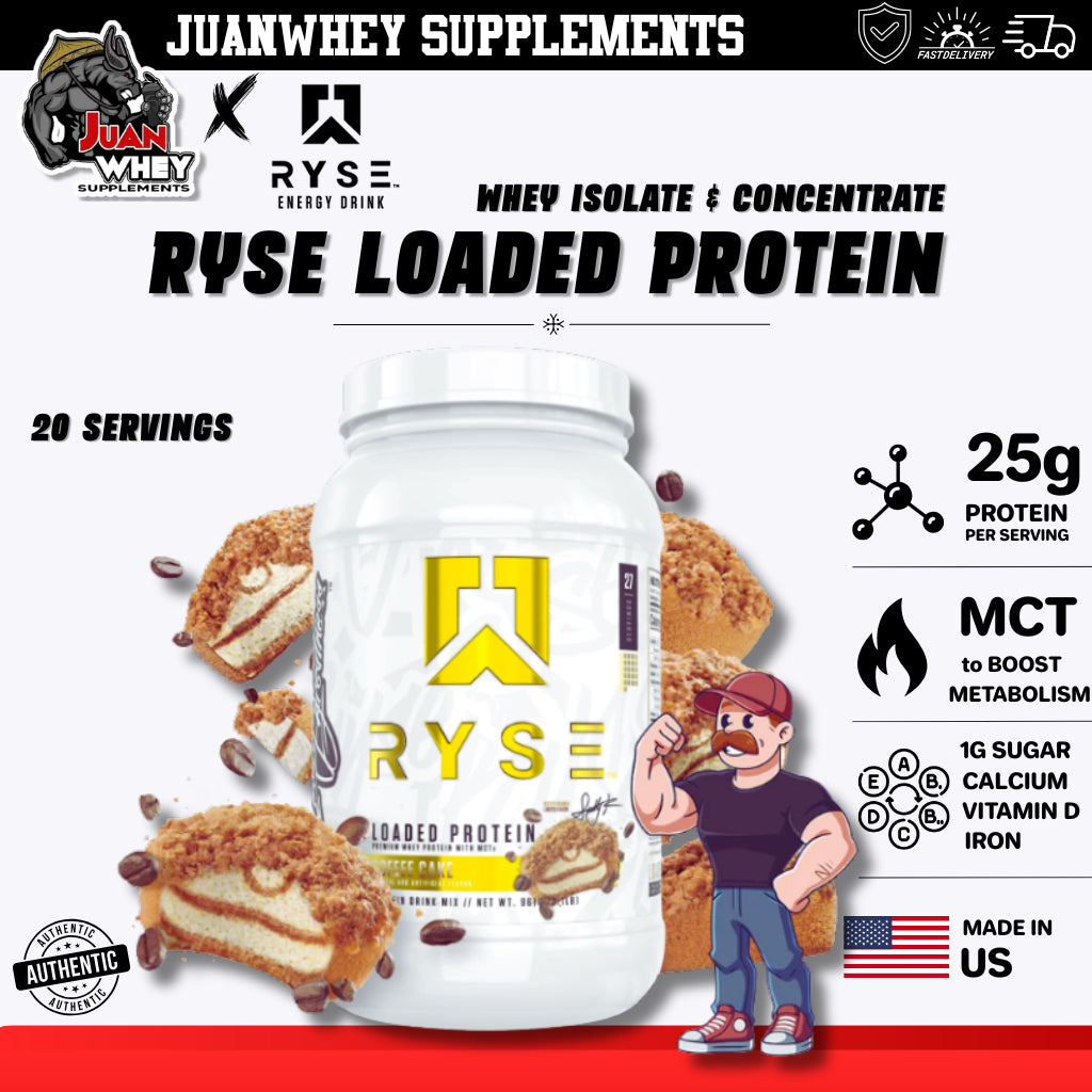 Ryse Loaded Whey Protein - 20 servings