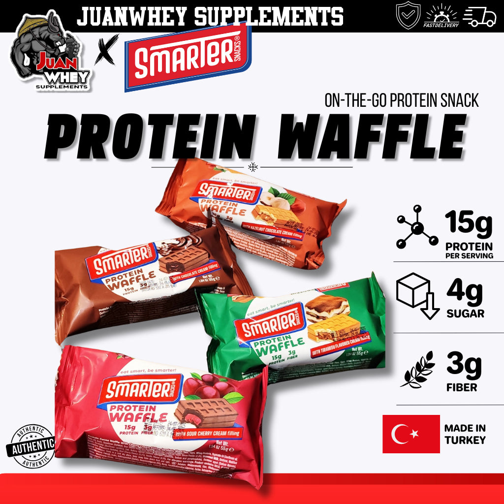 [Bundle] Smarter Protein Waffle 55g 4 Flavors - 2pcs and 5pcs Bundle