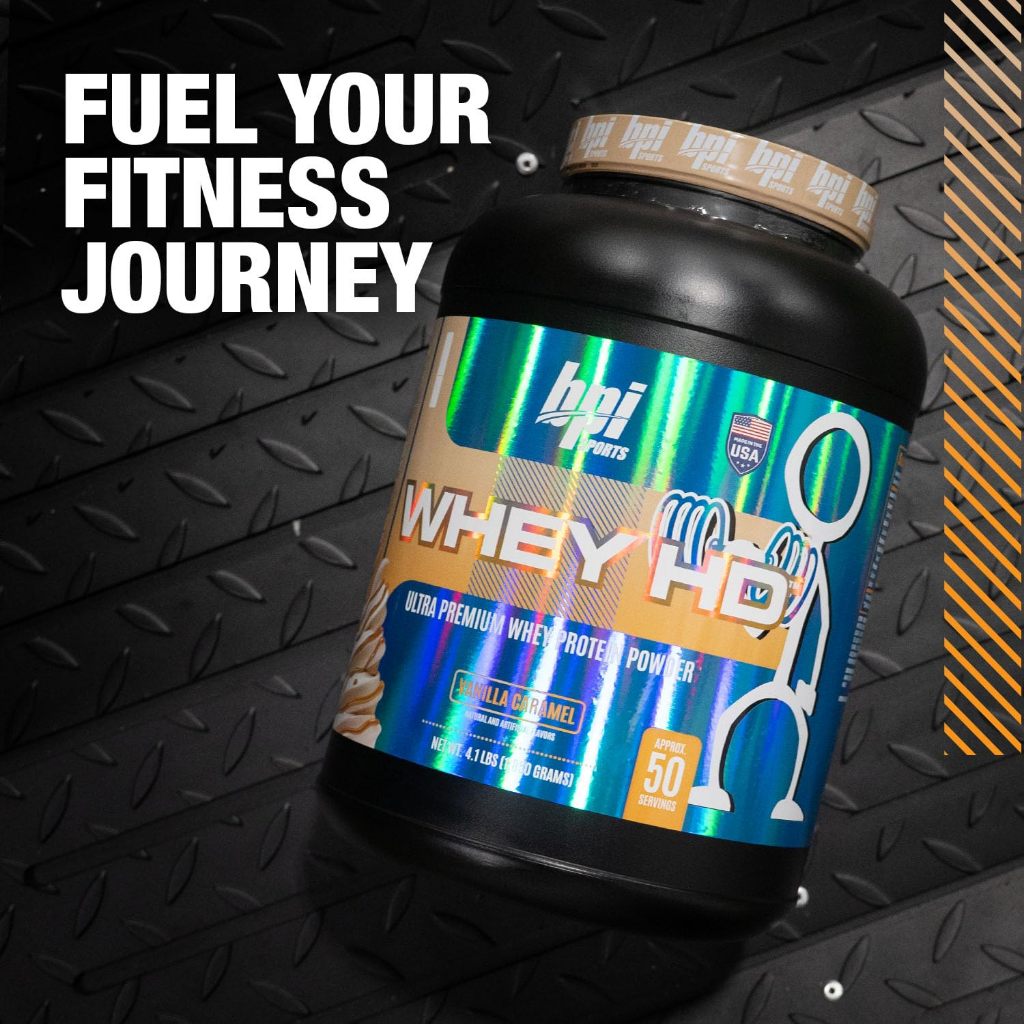 BPI Sports Whey HD 4LBS Protein Powder with or without Shaker