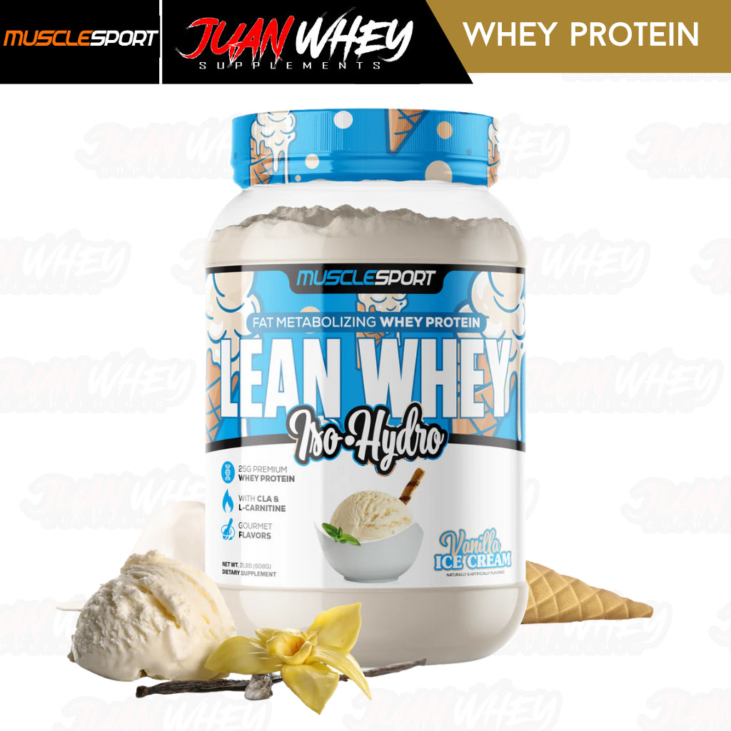 Musclesport Lean Whey Isolate | Iso hydro - Fat Metabolizing Whey Protein 2LBS