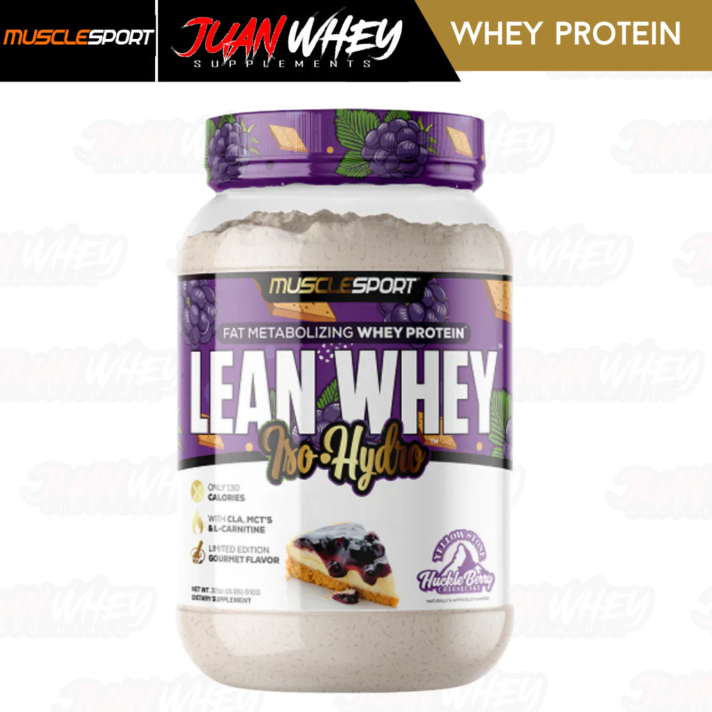 Musclesport Lean Whey Isolate | Iso hydro - Fat Metabolizing Whey Protein 2LBS