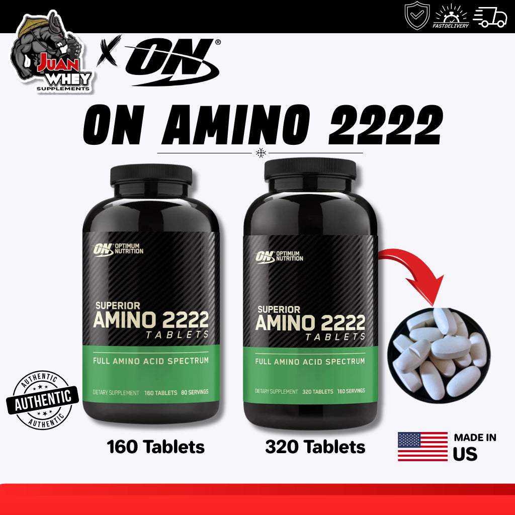 Optimum Nutrition Superior Amino 2222 Amino Acids 160 Tablets