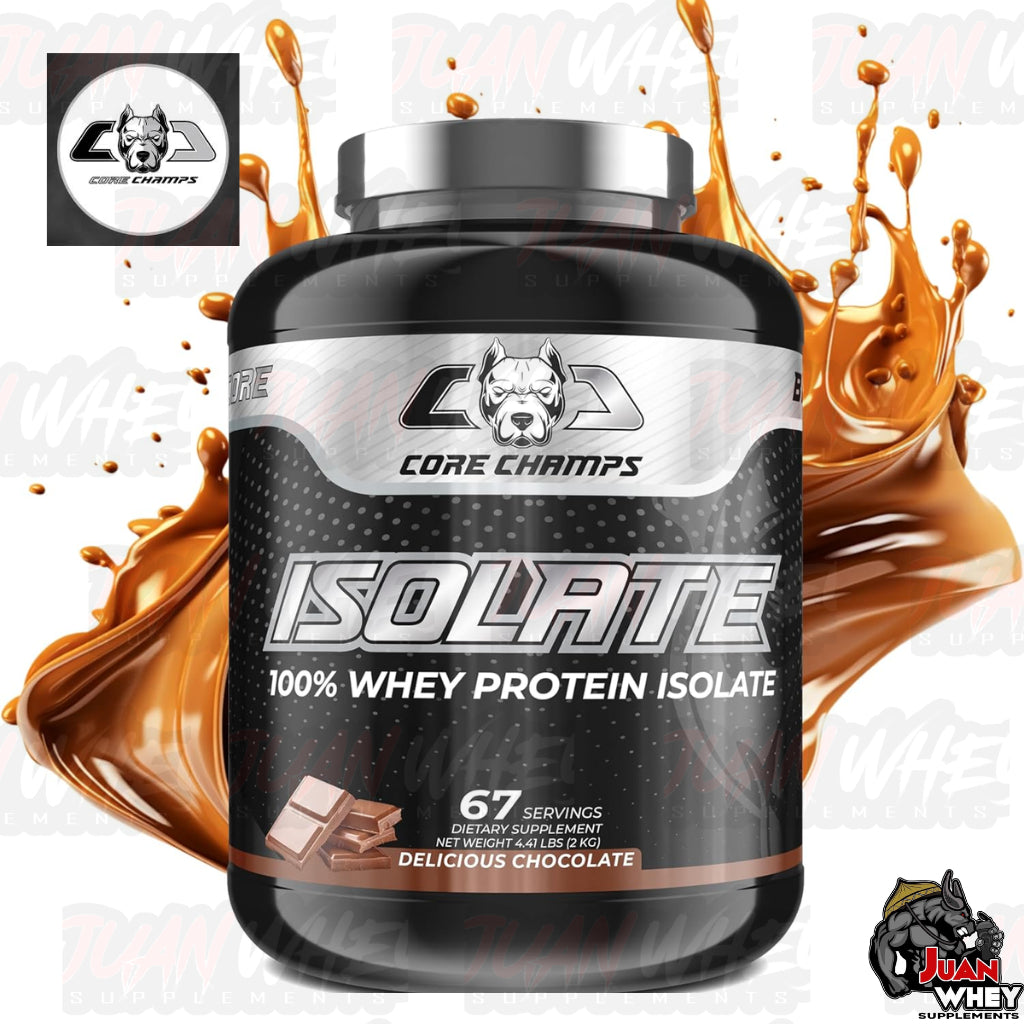 Core Champs ISOLATE 100% Whey Protein Powder 4.41LBS 67 Servings