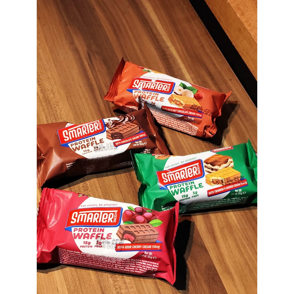 Smarter Protein Waffle 55g 4 Flavors