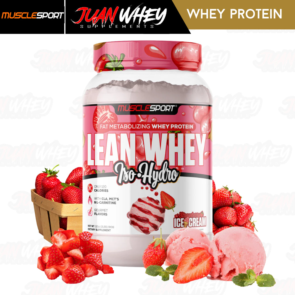 Musclesport Lean Whey Isolate | Iso hydro - Fat Metabolizing Whey Protein 2LBS