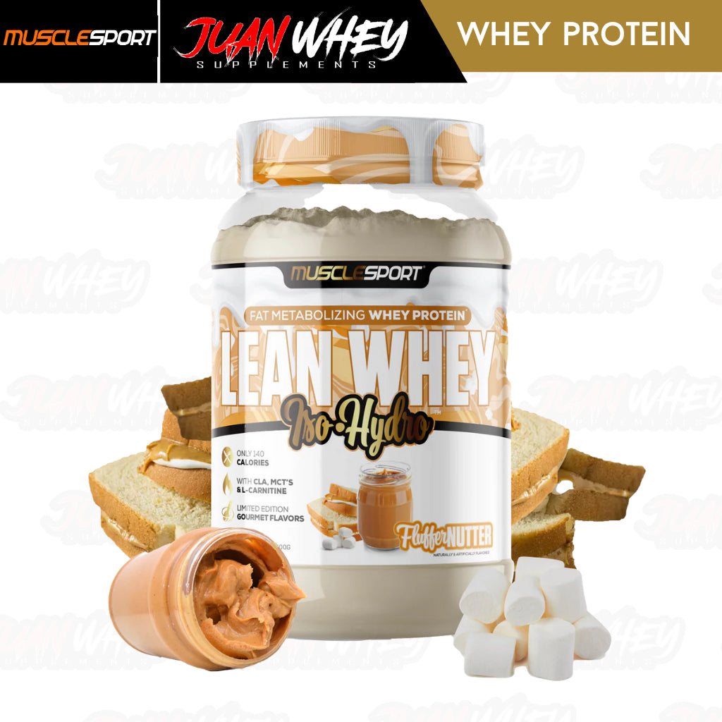 Musclesport Lean Whey Isolate | Iso hydro - Fat Metabolizing Whey Protein 2LBS