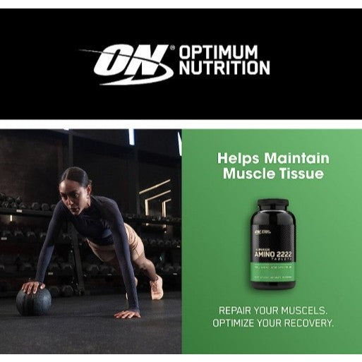 Optimum Nutrition Superior Amino 2222 Amino Acids - 10, 20, 30, 50 and 100 Tablets