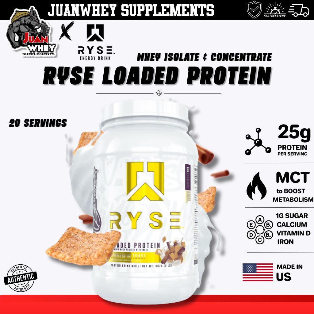 Ryse Loaded Whey Protein - 20 servings