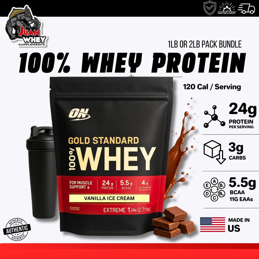 ON Gold Standard 100% Whey 1LB or 2LBS Protein Powder