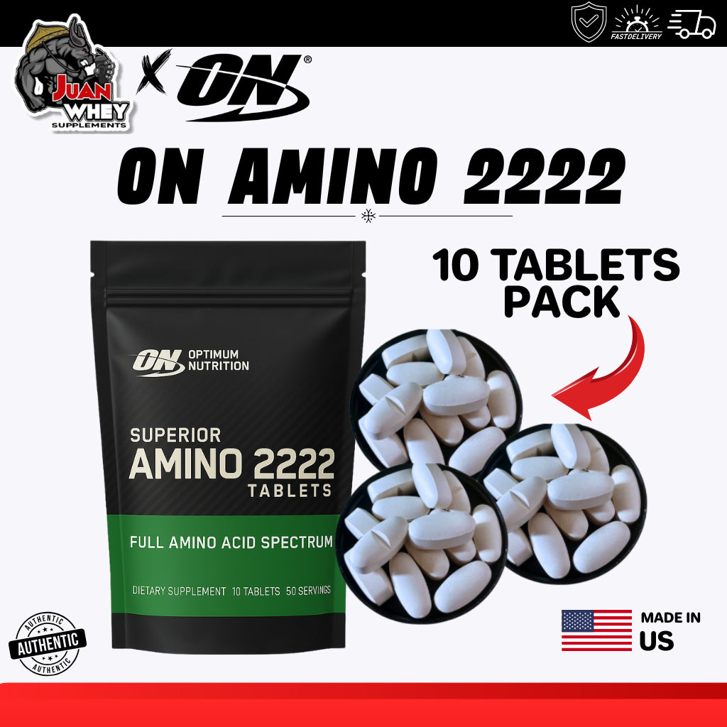 Optimum Nutrition Superior Amino 2222 Amino Acids - 10, 20, 30, 50 and 100 Tablets