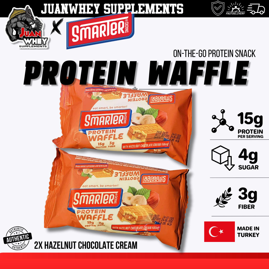 [Bundle] Smarter Protein Waffle 55g 4 Flavors - 2pcs and 5pcs Bundle