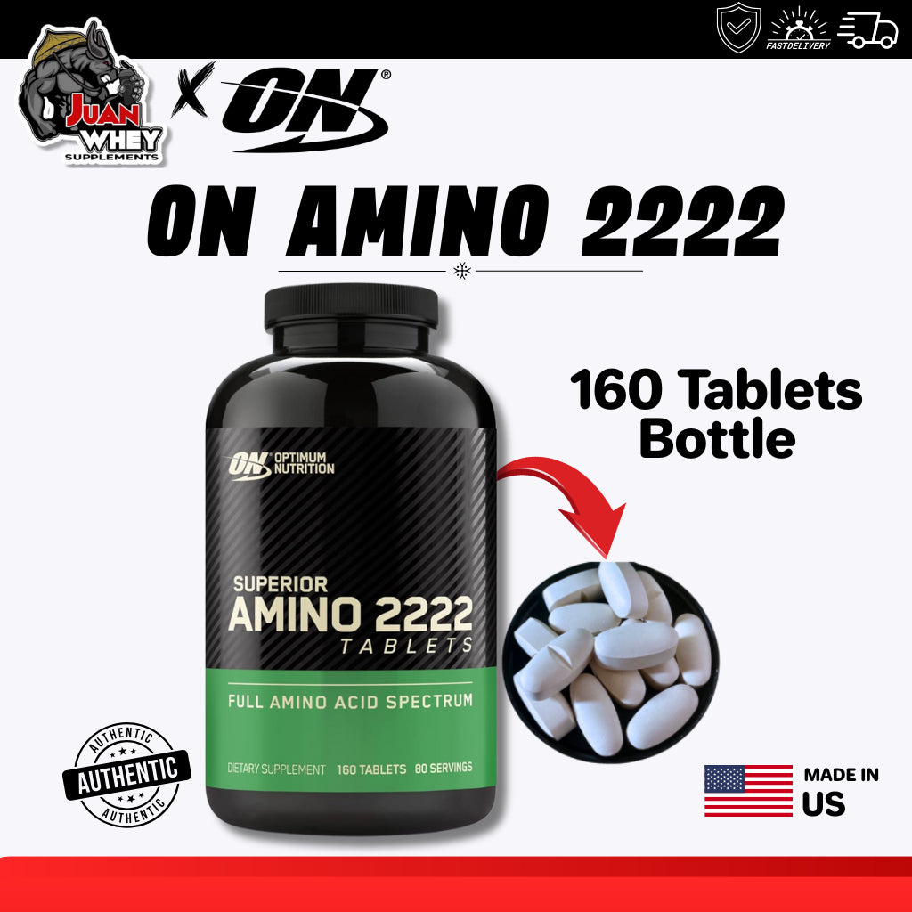 Optimum Nutrition Superior Amino 2222 Amino Acids 160 Tablets