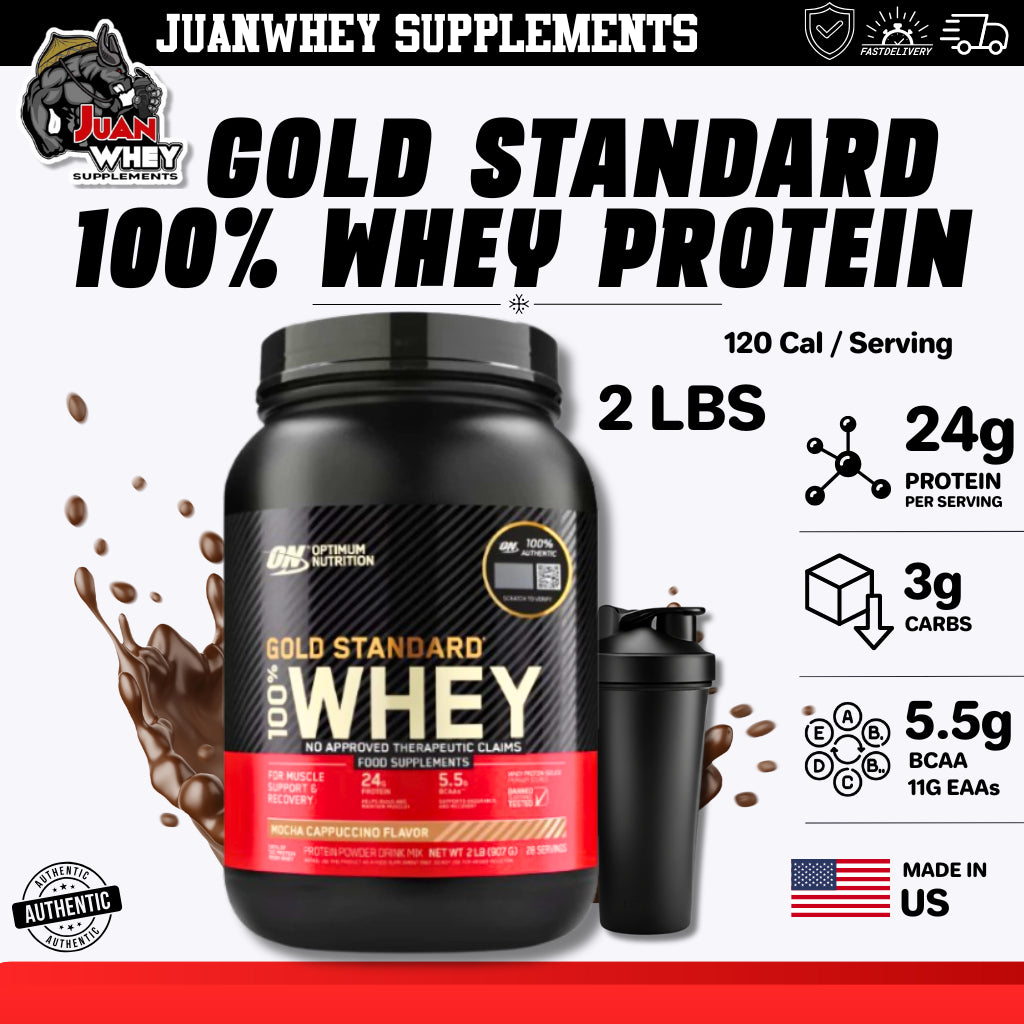 OPTIMUM NUTRITION GOLD STANDARD 100% WHEY | 2LBS OR 5LBS PROTEIN POWDER