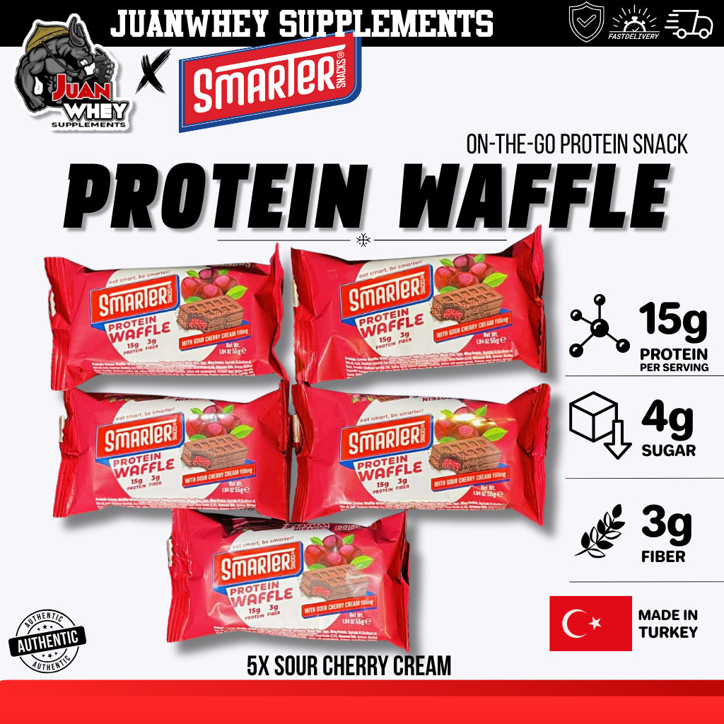 [Bundle] Smarter Protein Waffle 55g 4 Flavors - 2pcs and 5pcs Bundle