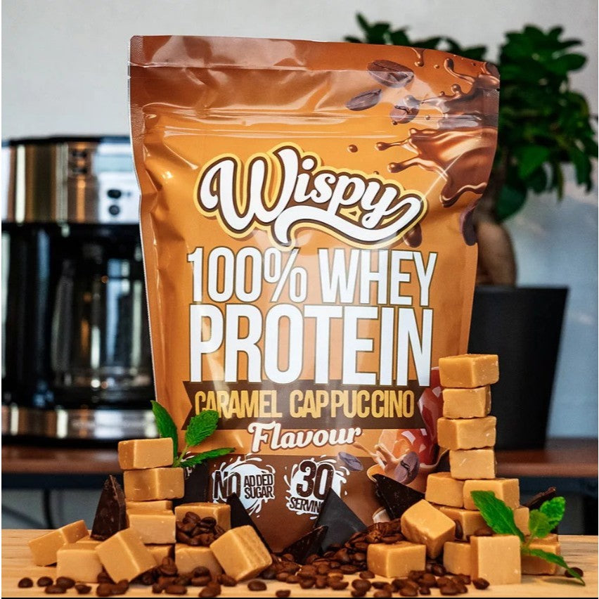 Wispy 100% Whey Protein 1000g 30 Servings with or withour Shaker