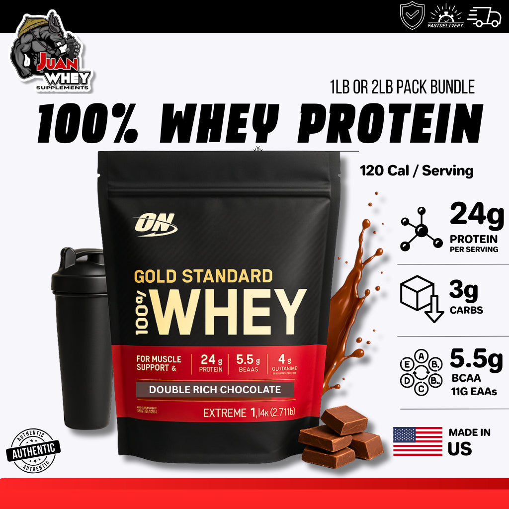 ON Gold Standard 100% Whey 1LB or 2LBS Protein Powder