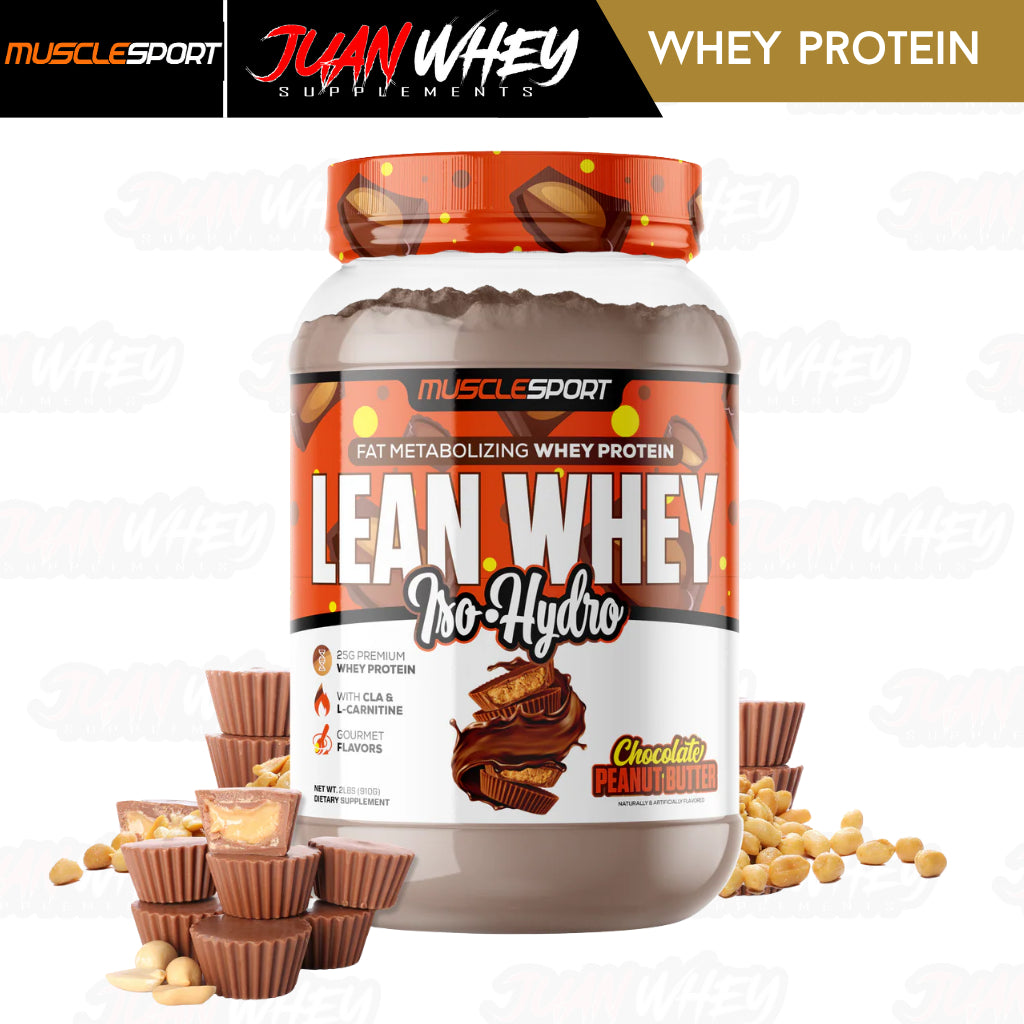 Musclesport Lean Whey Isolate | Iso hydro - Fat Metabolizing Whey Protein 2LBS