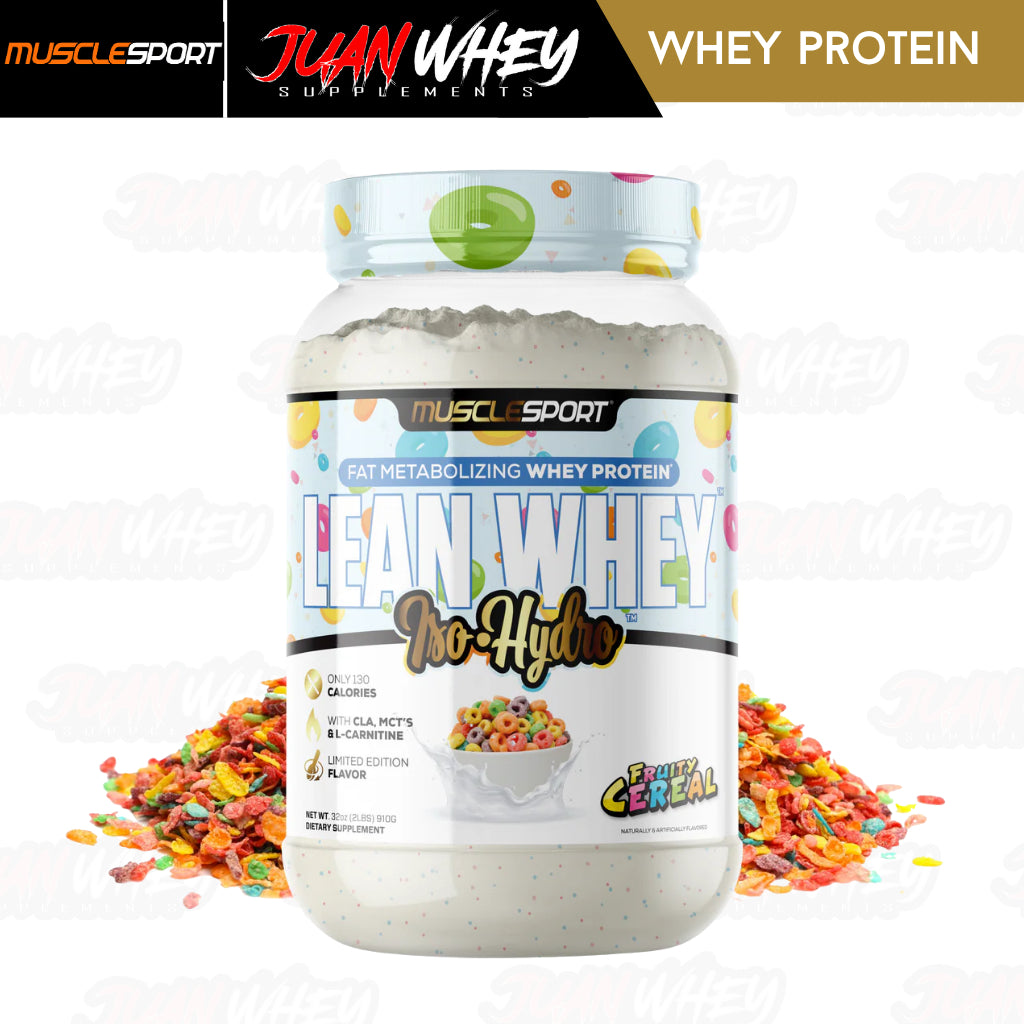 Musclesport Lean Whey Isolate | Iso hydro - Fat Metabolizing Whey Protein 2LBS