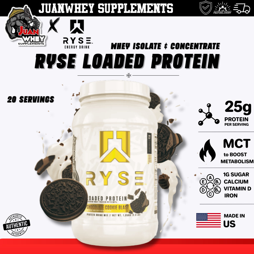 Ryse Loaded Whey Protein - 20 servings