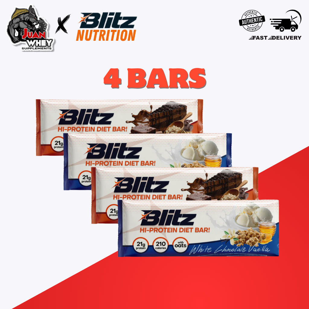 Blitz Protein Bar Variety Pack 2 Bars/4 Bars Bundle