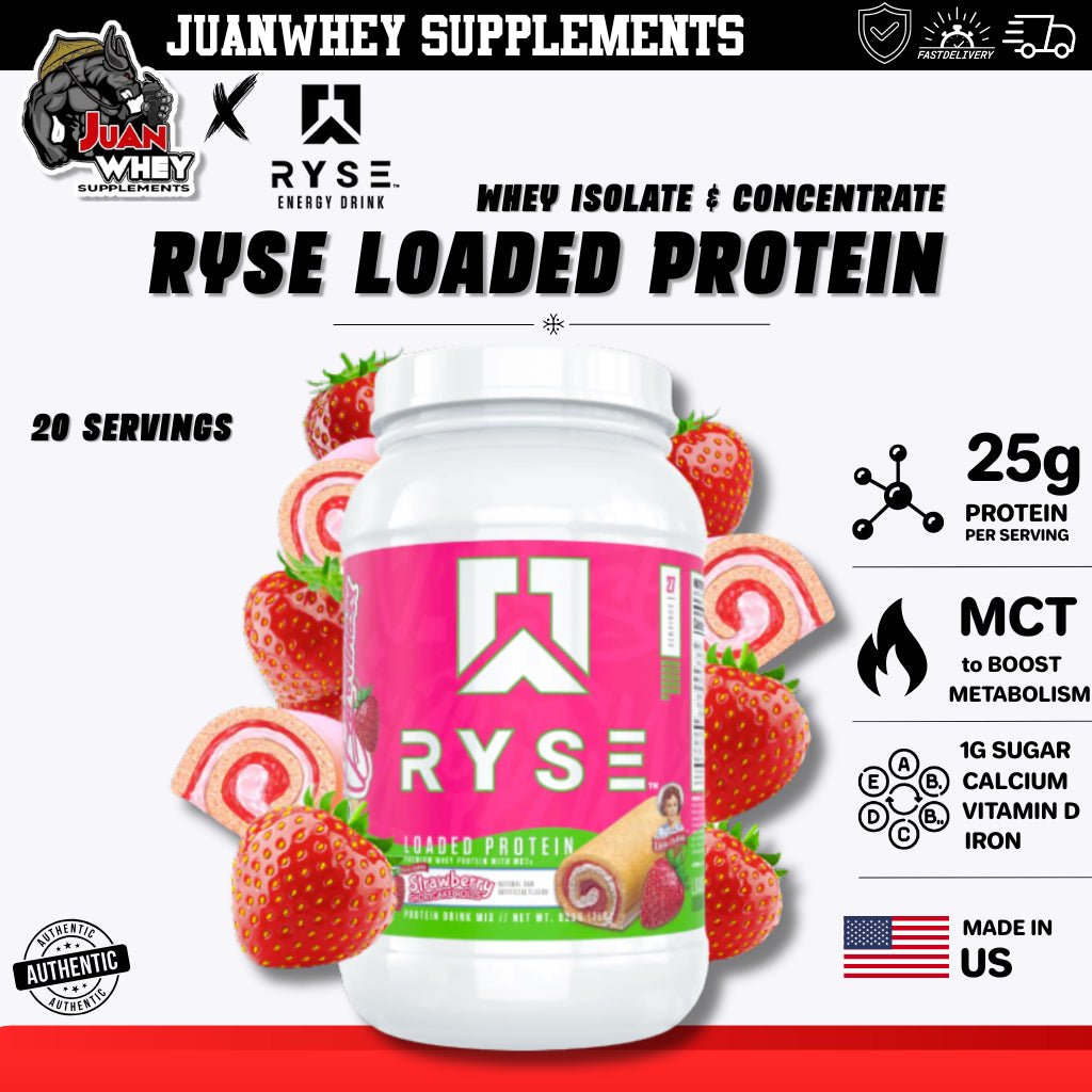 Ryse Loaded Whey Protein - 20 servings