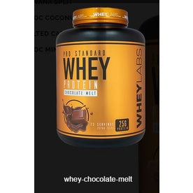 WHEYLABS WHEY PROTEIN POWDER 5LBS PRO STANDARD - Muscle Recovery Gluten-Free with FREE SANDO!===