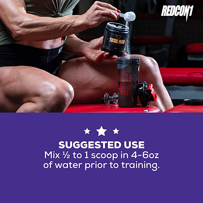 REDCON1 TOTAL WAR - Pre Workout Powder (30 Servings)